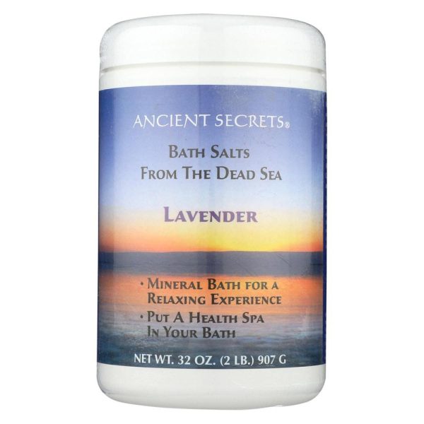 Ancient Secrets Dead Sea Baths Lavender 2Lbs For Cheap