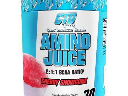 CTD Labs Amino Juice Cherry Snowcone 30 Servings Supply