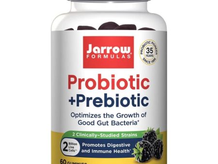 Jarrow Probiotic + Prebiotic Gummy 60 Gummies Discount