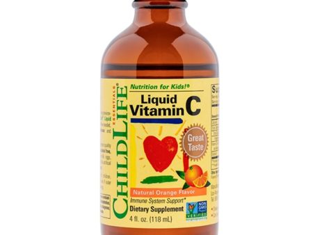 ChildLife Vitamin C Orange Flavored 4oz Online