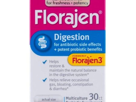 American Lifeline Florajen 3 Digestion 30 Capsules on Sale