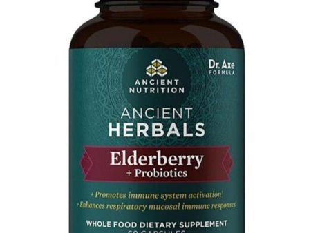 Ancient Nutrition Elderberry + Probiotics 60 Capsules Online