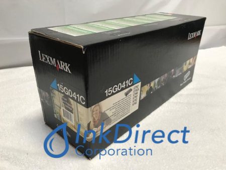 Genuine Lexmark 15G041C ( 15G031C ) Return Program  Print Cartridge Cyan C752 C752DN C752DTN C752L C752LDN C752LDTN C752LN C752N C760 C760DN C760DTN C760N C762 C762DN C762DTN C762N X752E X762E For Sale