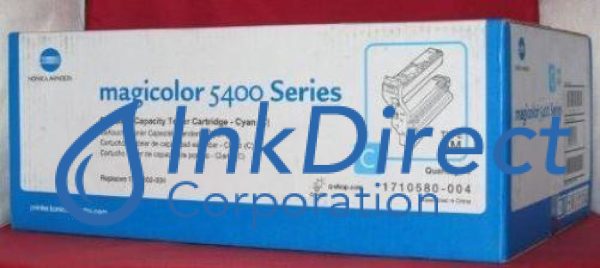 Genuine QMS 1710580004 1710580-004 MagiColor 5400 Toner Cartridge Cyan For Cheap