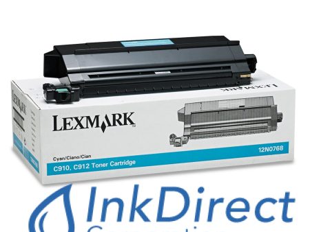 Genuine Lexmark 12N0768 Toner Cartridge Cyan For Cheap