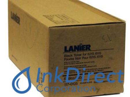 Genuine Lanier 1170105 117-0105 4 Toner + 4 Bolttles Toner Black Copier 6115 6215 Fashion