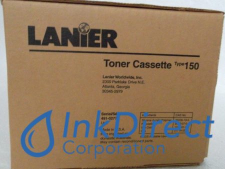 Genuine Lanier 4910277 491-0277 Type 150 Toner Cartridge Black Online Sale